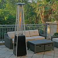 Shinerich Pyramid Style Patio Heater - Black