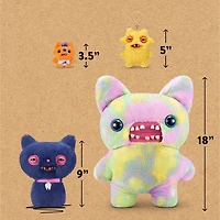 Fuggler Alley Cats 9 inch (Cheezee), Funny Ugly Monster Stuffed Animal Toy by ZURU