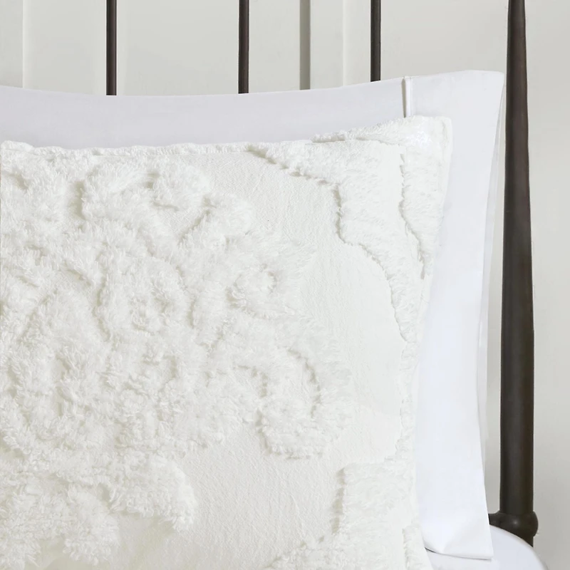 Home Essence Eugenia 3 Piece Tufted Cotton Comforter Set