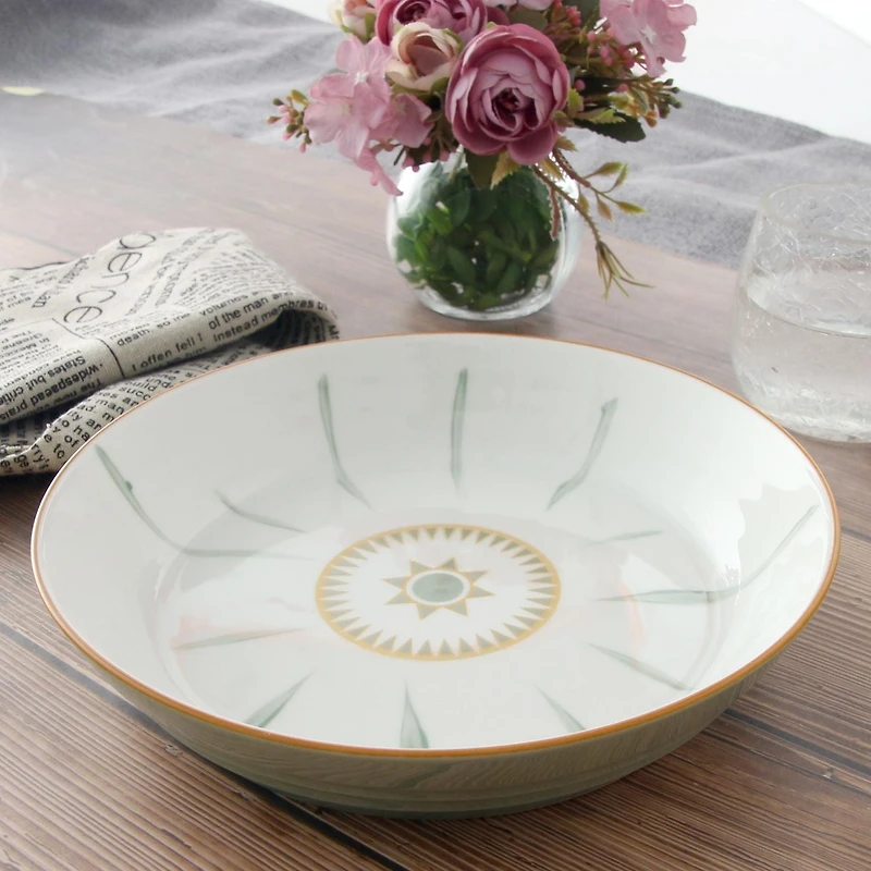 Vienna 7.9 inch ceramic plate, porcelain 7.9 "