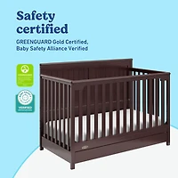 Graco Hadley 5-in-1 Convertible Crib with Drawer