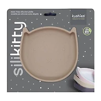 KU Silikitty Assiette en silicone sans dégâts  Toasted Almond
