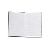 Journal Hilroy® À Bordure Dorée Bleue,7X10 Journal