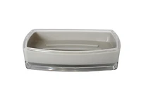 MAINSTAYS Radiant Soap Dish Acrylic Grey