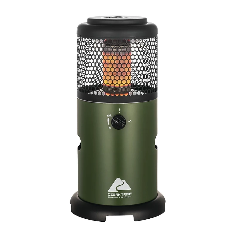Ozark Trail 360 Degree Propane Portable Outdoor Heater, Green, Portable Outdoor Heater