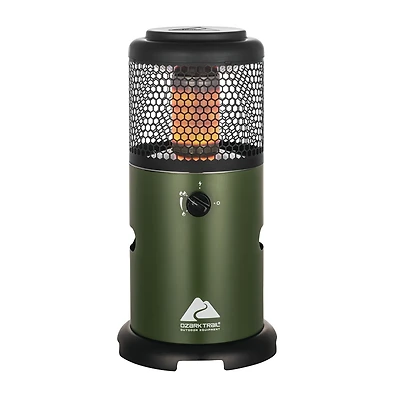 Ozark Trail 360 Degree Propane Portable Outdoor Heater, Green, Portable Outdoor Heater