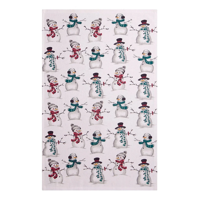 Ensemble de serviettes de cuisine Holiday Time 100 % de coton BCI