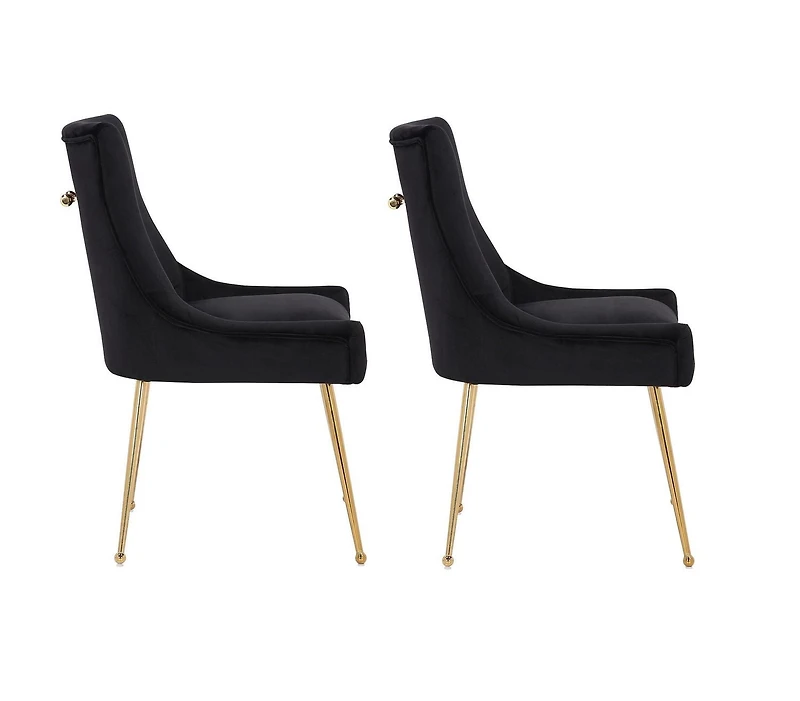 Plata Import Chaise Heye II en Noir - Set 2