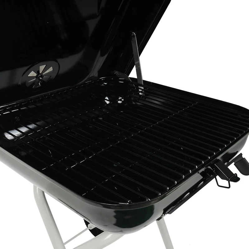 Gril à charbon de bois pliable de 17,5 po Expert Grill, noir, CBC2405W-C