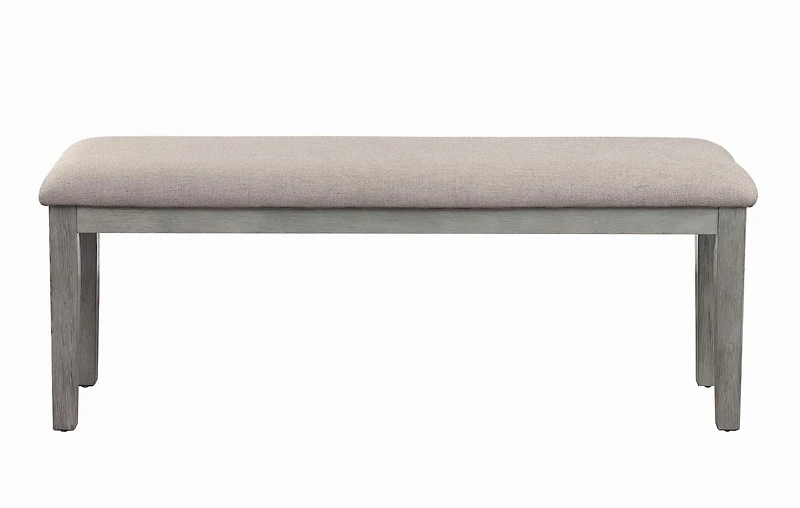 Topline Home Furnishings Banquette de salle à manger gris
