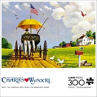 Buffalo Games - Charles Wysocki - Wait 'Till Martha Sees What I'm Bringing Home - 300 Piece Jigsaw Puzzle