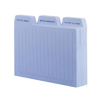 Feuillets à motifs Post-it®, paquet d’onglets, bleu 3.9 po x 2.9 po (99mm x 73mm)