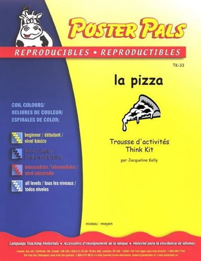 The Fsl Classroom La Pizza French Reproducible Teaching Activities