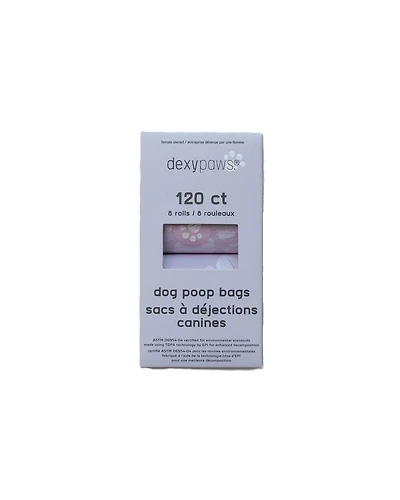 Dexypaws Lilac Poop Bags 120 Bags