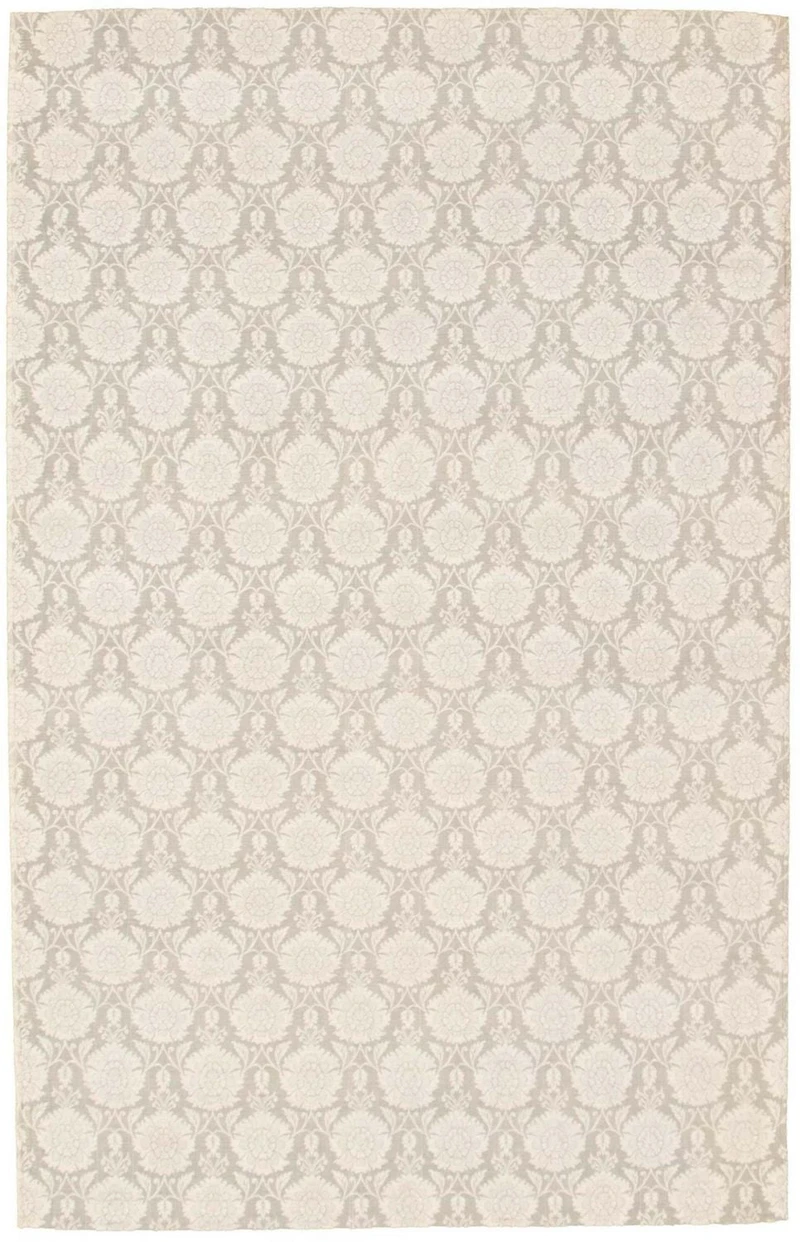 ECARPETGALLERY Tapis Fait à la Main pour Salon, Salle à Manger et Chambre à Coucher Floral Collection Collage 5'0" x 7'7" en Gris