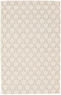 ECARPETGALLERY 5'0" x 7'7"  Floral Collage Handmade Area Rug for Living Room, Dining Room and Bedroom in Grey