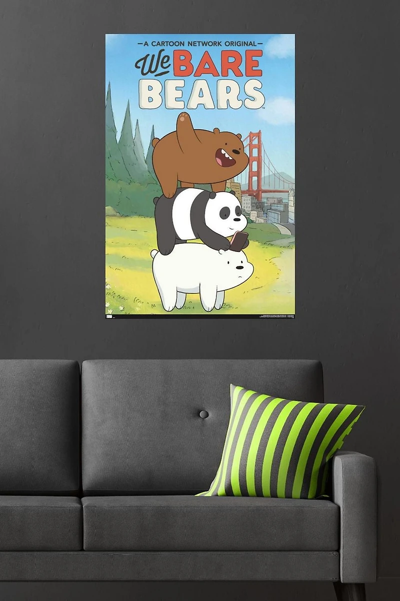 We Bare Bears - Key Art Wall Poster, 22.375" x 34"