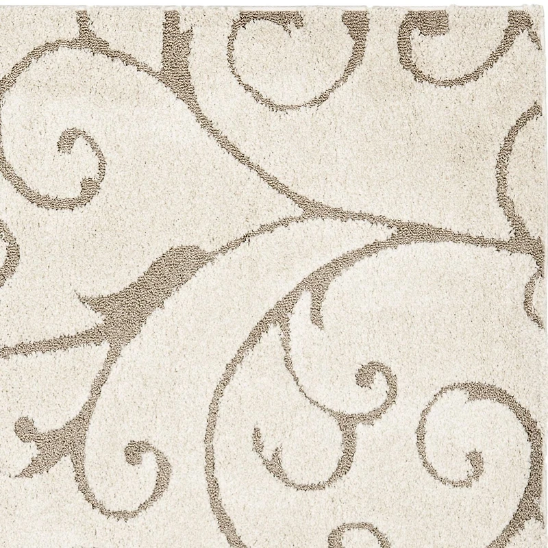 SAFAVIEH Florida Douglas Floral Vines Shag Area Rug
