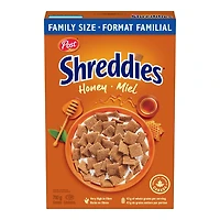 Post Honey Shreddies Cereal, Family Size, 710 g