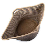 Truu Design Decorative Rope Storage Basket with Handles
