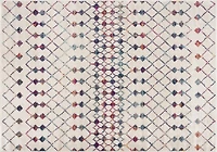 Rug Branch Savannah Boho Indoor Area Rug, Beige Blue, Modern - Living Room, Bedroom, Dining Room, and Kitchen