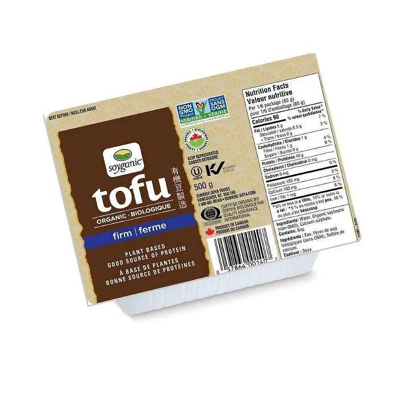 Tofu Mi-Ferme Soyganic, 454 g
