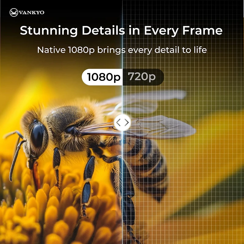 Vankyo Leisure L570S Native 1080P Projector with Dolby Audio, VANKYO Leisure 570S