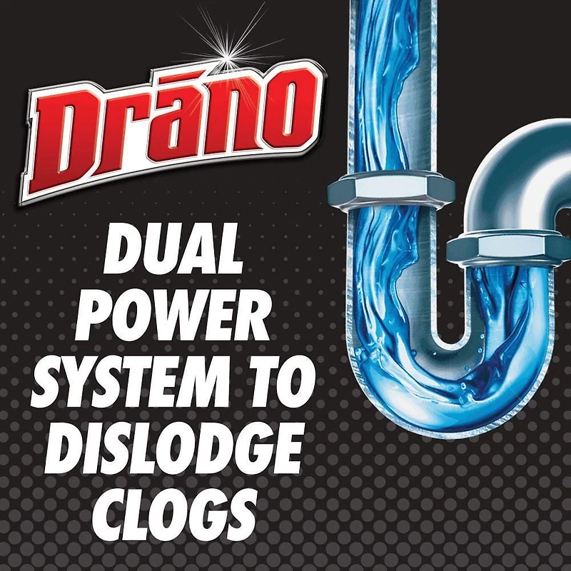 Drano® Snake Plus Drain Cleaner and Clog Remover, 473 mL