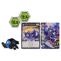 Bakugan, Fusion Howlkor x Ramparian, Figurine Armored Alliance articulée de 5 cm à collectionner et carte à échanger