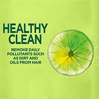 Garnier Fructis Pure Clean Zero Silicone revitalisant fortifiant pour cheveux normaux à gras, avec extrait de citron, 621 mL