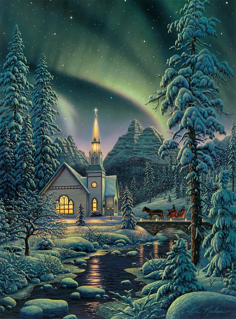 Buffalo Games Light of the World Puzzle imbriqué de 1000 pièces pour adultes de 14 à 99 ans