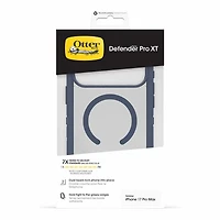 OtterBox Defender Pro XT Clear MagSafe Case w/Camera Control Bootcut (Blue) for iPhone 17 Pro Max