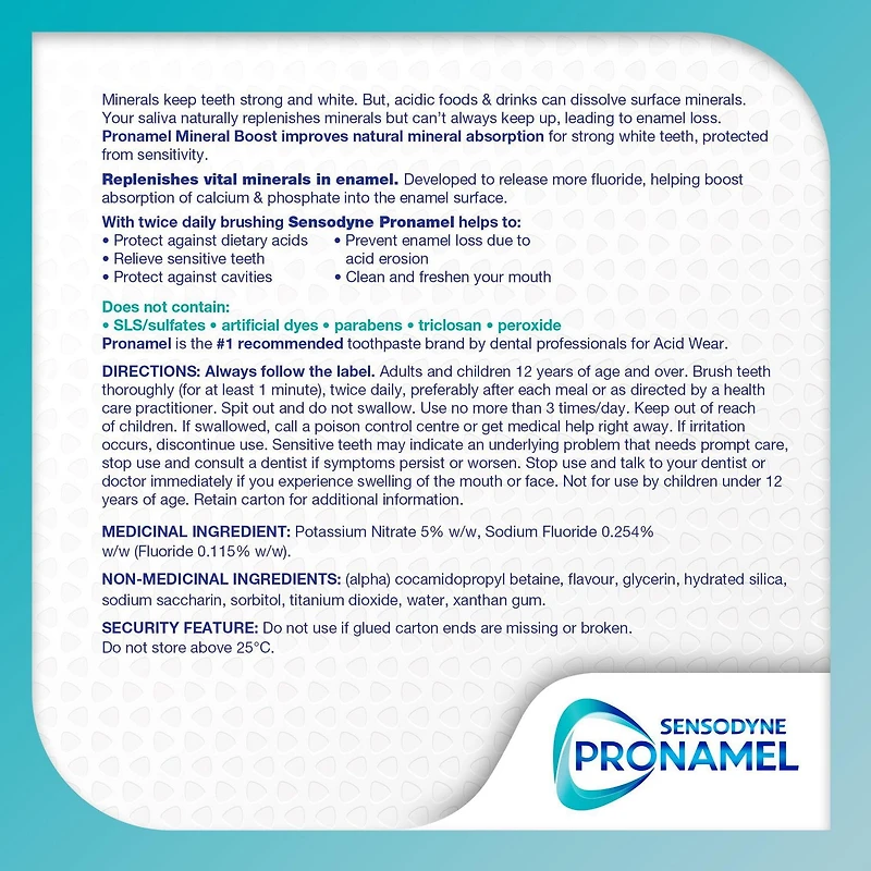 Proémail Complément minéral Menthe poivrée rafraîchissante - 75ml