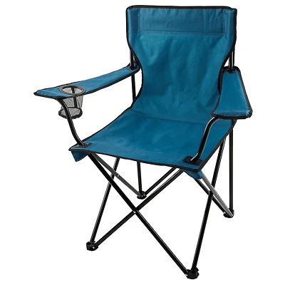 Chaise de camping Deluxe Ozark Trail, Capacité de charge jusqu'à 102 kg (225 lbs), Polyester 600D, Cadre en acier Chaise de camping
