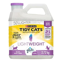 Tidy Cats LightWeight with Glade Clean Blossoms, Clumping Cat Litter 2.72 kg, 2.72 kg