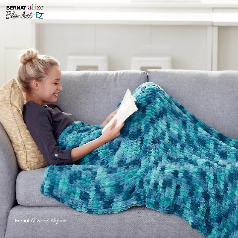 Bernat® Fil Alize® Couverture-Ez™, Polyester #7 Jumbo, 6,4 Oz/180 G, 18 Mètres