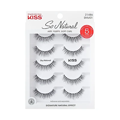 KISS So Natural 01, Naturel, Faux Cils en Bande