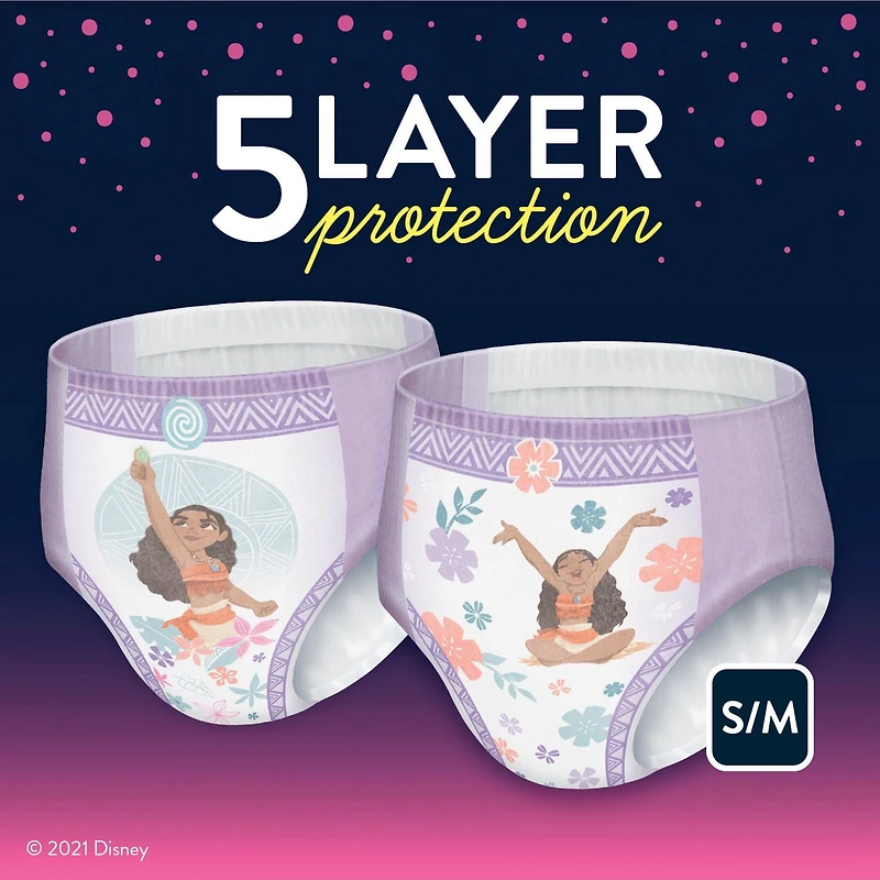 Goodnites Girls' Nighttime Bedwetting Underwear, Jumbo Pack, XS, S/M, L, XL | 15-9 Count