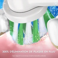 Oral-B Pro 1000 Electric Toothbrush, Black & White, 2 Handles, 2 Chargers, 2 Brush Heads