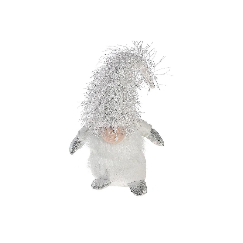Christmas White Gnome Plush Sitter 11"