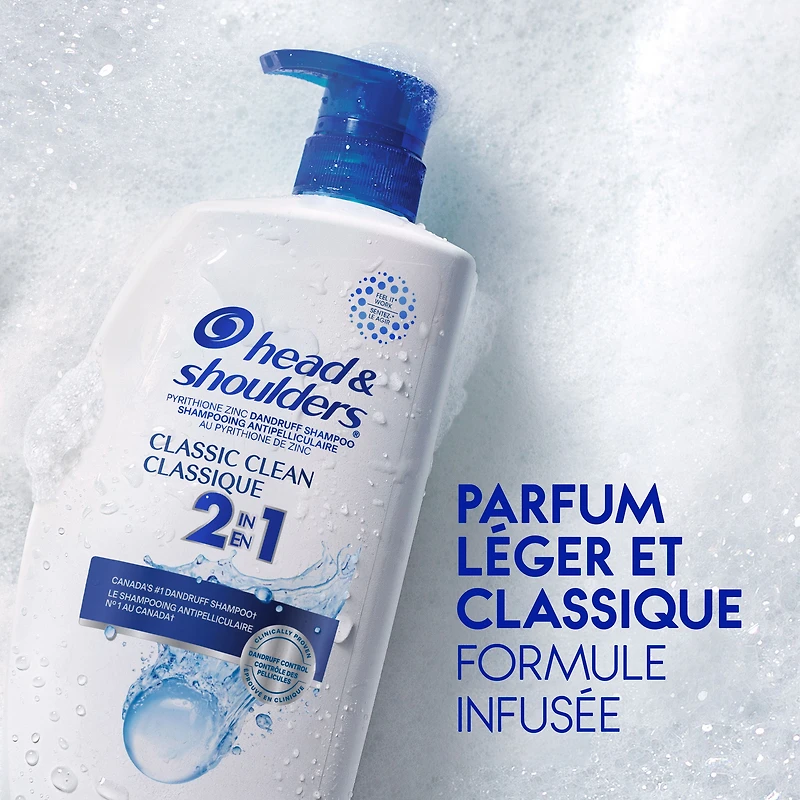 Head & Shoulders Classic Clean 2-in-1 Anti-Dandruff Shampoo + Conditioner, 370ML