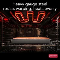 Moule à biscuits/brownies antiadhésif Goodcook, 7x11 po