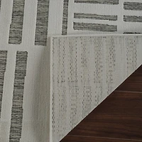 Rug Branch Maise Abstract Indoor Outdoor Area Rug, Cream Beige, Modern - Entryway, Hallway, Bathroom