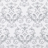 Smooth Top EasyLiner Brand Shelf Liner, Grey Damask, 12 in. x 10 ft., Multiple Sizes Available