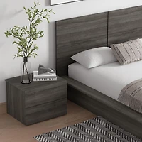James 4-Piece Bedroom Set with Bed, Headboard and 2 Nightstands