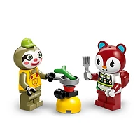 LEGO Animal Crossing La caravane et le kiosque de jardinage de Racine 77054 Ensemble de construction (263 pièces)