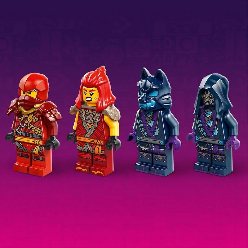 LEGO NINJAGO Kai’s Source Dragon Battle Adventure Playset with Buildable Model and 4 Posable Ninja Action Figures, Toddler Ninja Toy, Ninja Gift Idea for Kids, Boys, and Girls Ages 4 and Up, 71815, Includes 120 Pieces, Ages 4+
