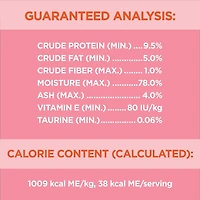 Nourriture humide sans céréales pour chats IAMS Perfect Portions Healthy Adult Pâté recette au saumon 75g