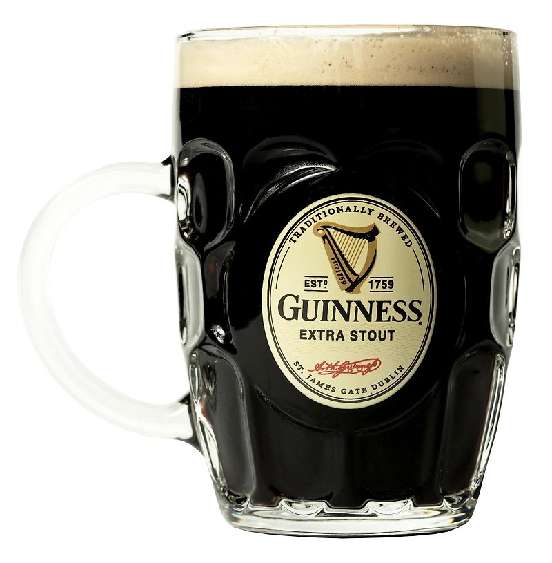 Lot De Deux Chopes à Bière Guinness De 59 cl, Compatibles Avec Le Logo Guinness Harp