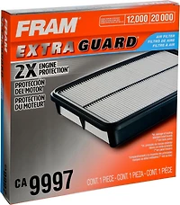 Filtre à air CA9997 Extra GuardMD de FRAM(MD) Aide à prévenir la réduction de l’accélération et de la puissance du moteur.